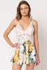Blue Garden Short Lace Top Nightgown