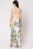 Blue Garden Long Lace Top Nightgown