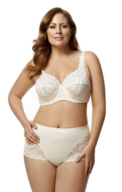 Huit Women's Demi Cup Bra, Ivory, 30C at  Women's Clothing store