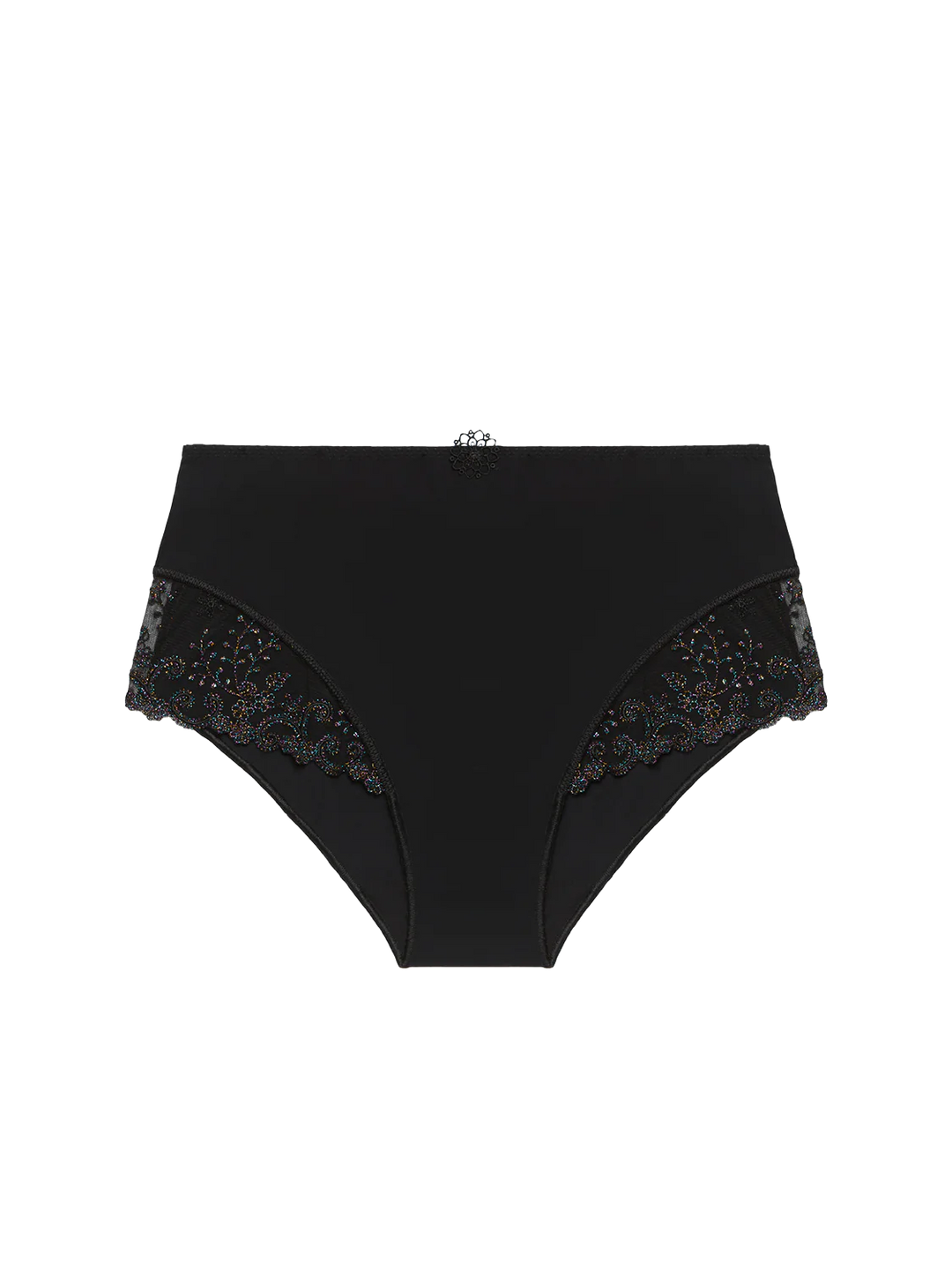 String Simone Pérèle Velia - Noir, Taille FR 4 (44), Tulle, Neuf Avec étiquettes