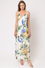 Blue Garden Long Nightgown