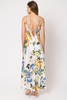 Blue Garden Long Nightgown