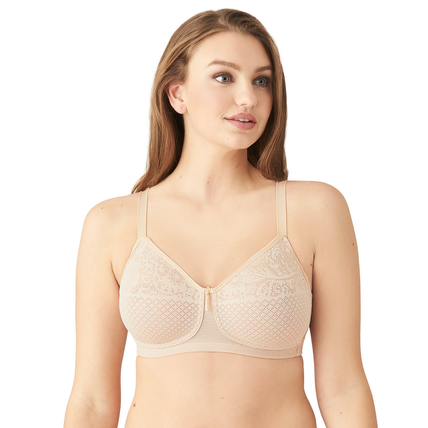 Wacoal Visual Effects Wireless Minimizer 852210 in Sand – We Fit Lingerie