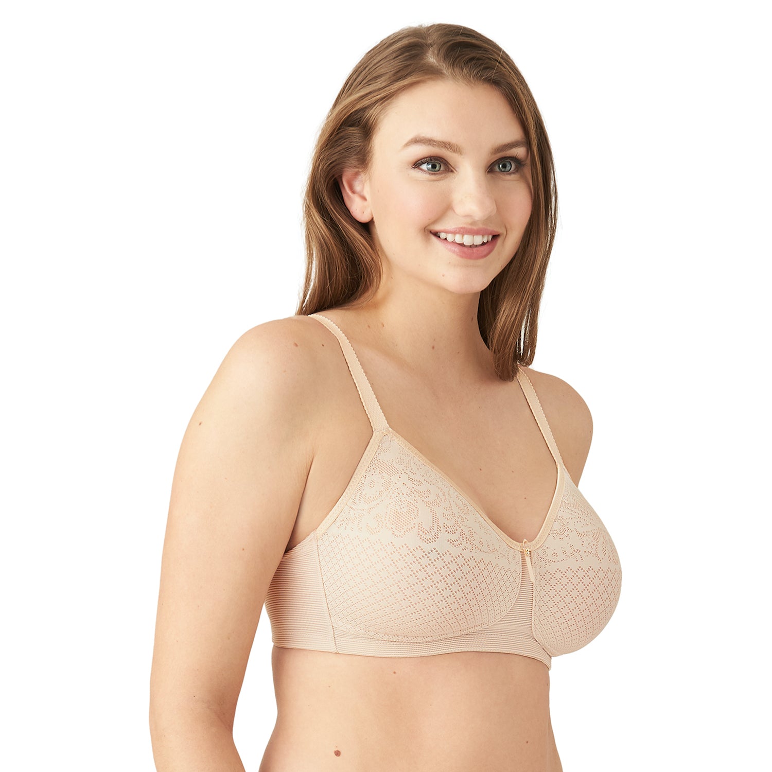 Wacoal Visual Effects Wireless Minimizer 852210 in Sand – We Fit Lingerie