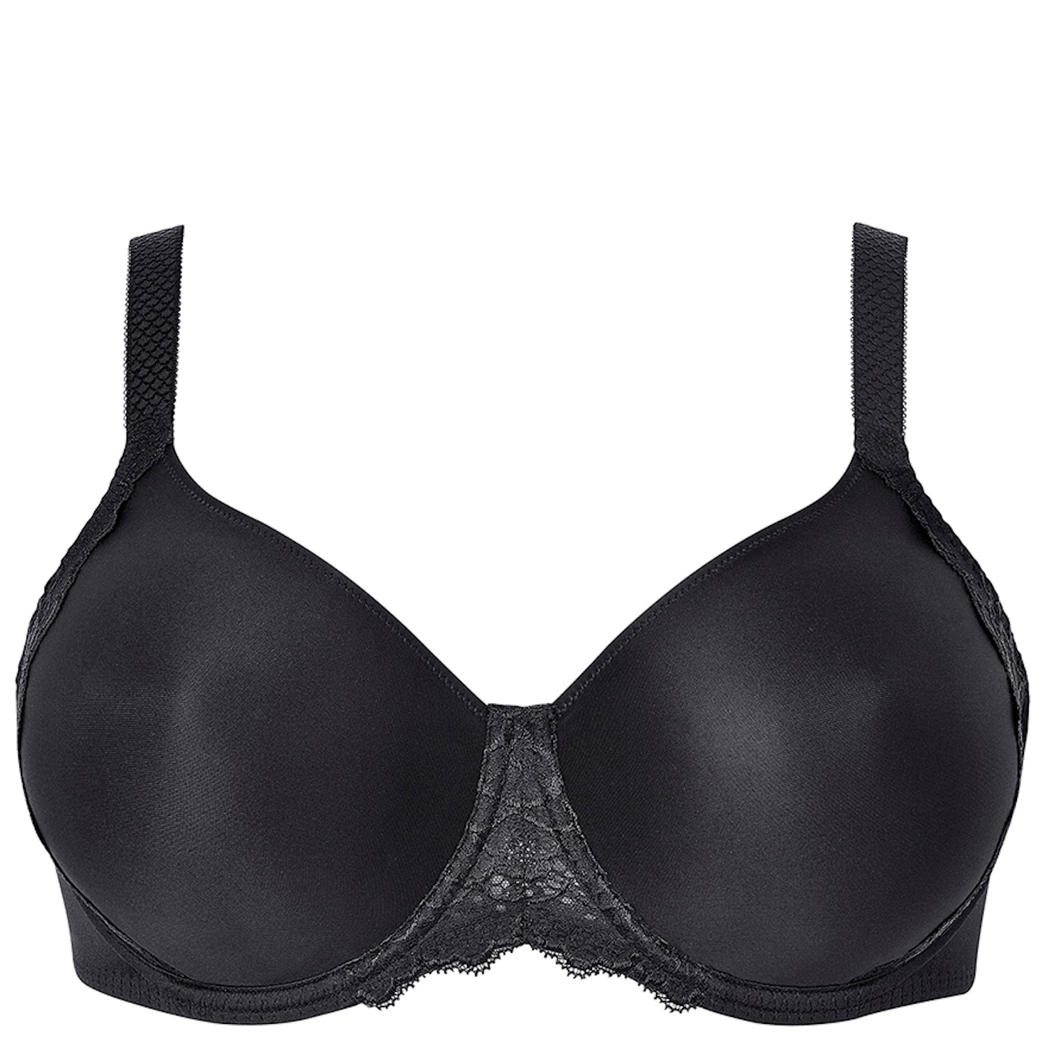 Womens Front Closure Racerback Bras Plunge Unlined Underwire Full Coverage  Seamless Bra B-H Cups Black 34H