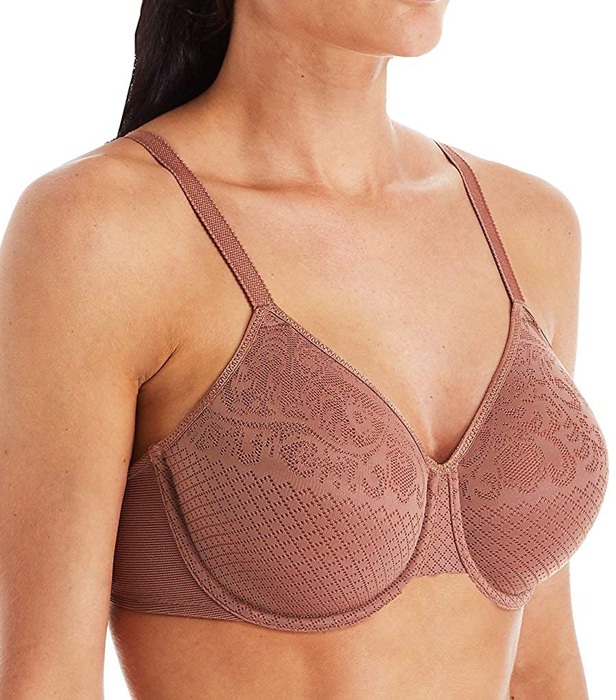 Wacoal Visual Effects Strapless Underwire Minimizer Bra In Sand