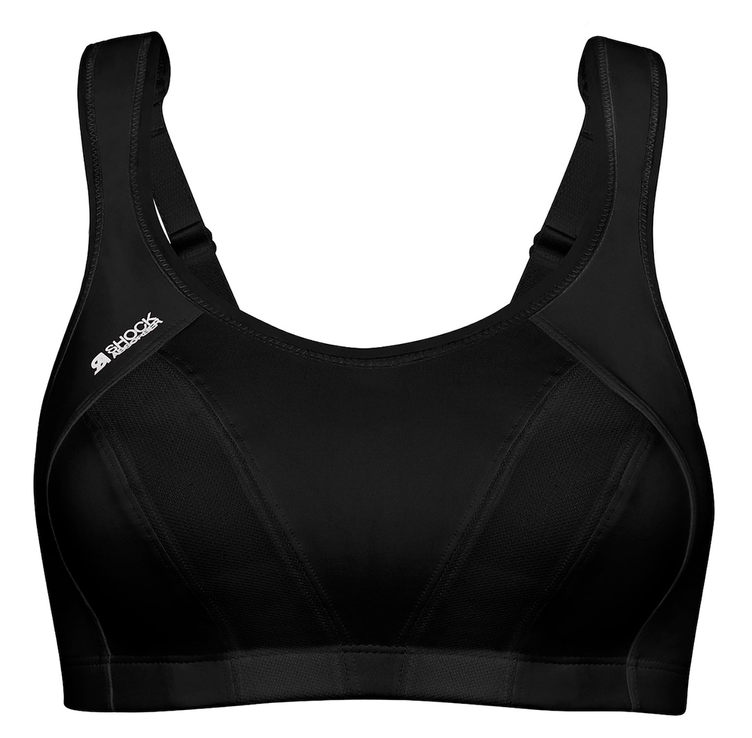 SHOCK ABSORBER MAX SUPPORT WIRE FREE SPORTS BRA #B4490 WHITE SIZE